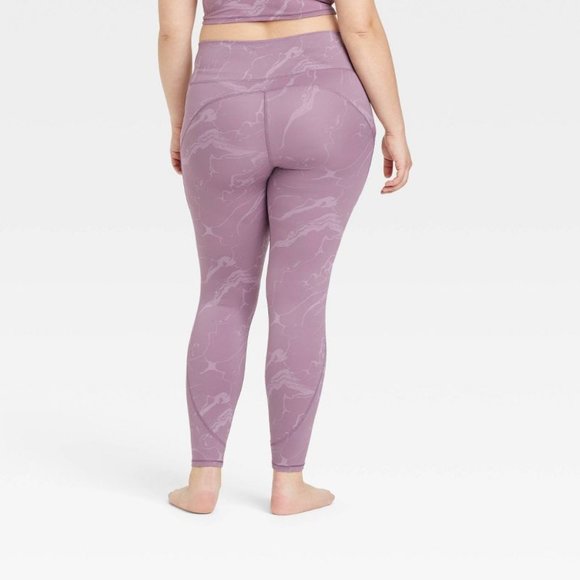 Women's Lavender Flex High-Rise 7/8 Leggings w/ Pocket - Picture 2 of 4